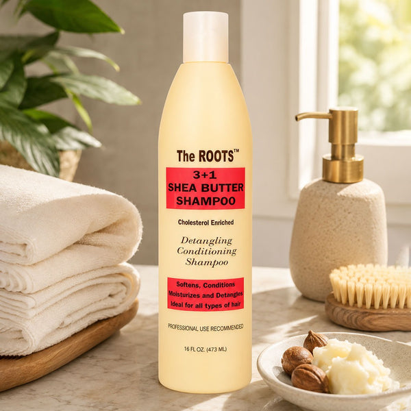 The Roots Naturelle Cholesterol Enriched 3 Plus 1 Shea Butter Shampoo