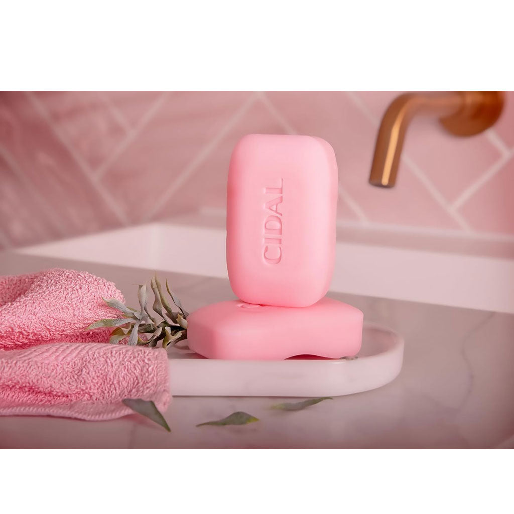 Three Pears Cidal Pink Grapefruit Scent Antibacterial Cleansing Bar