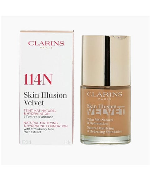 Clarins  Skin Illusion Velvet Natural Matifying And Hydrating Foundation