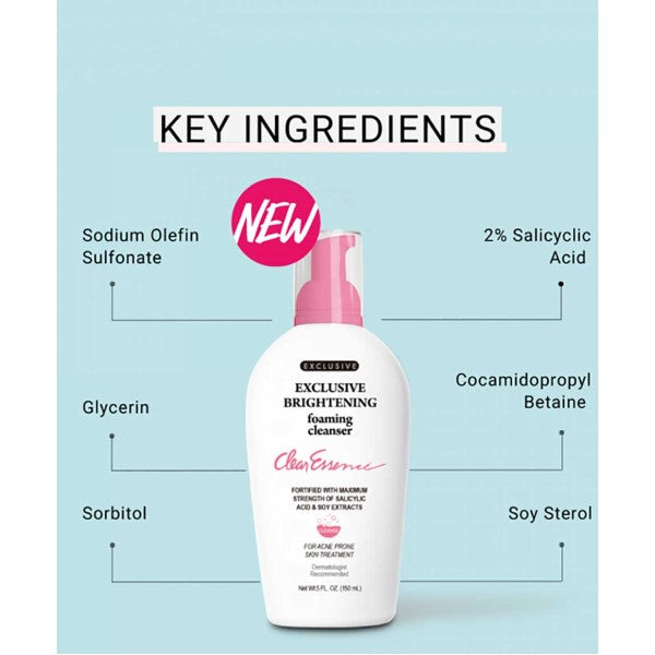 Clear Essence Exclusive Brightening Foaming Cleanser