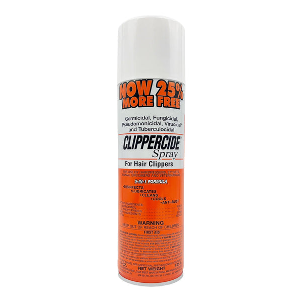 Clippercide Spray - For Hair Clippers 5 in 1 Formula 25% extra free 425g - Afro Hair Boutique