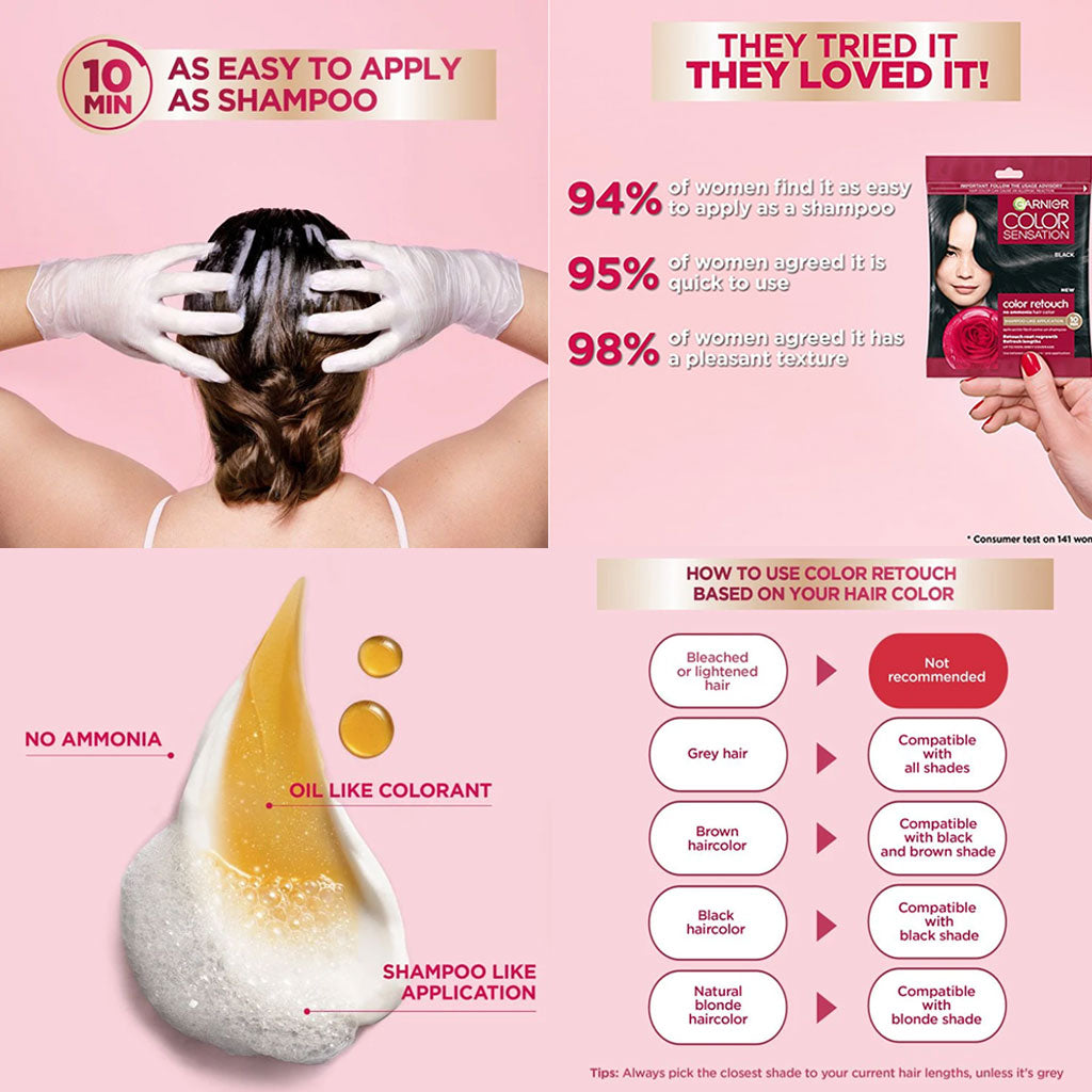 Garnier  Color Sensation Color Retouch Ammonia Free Hair Color