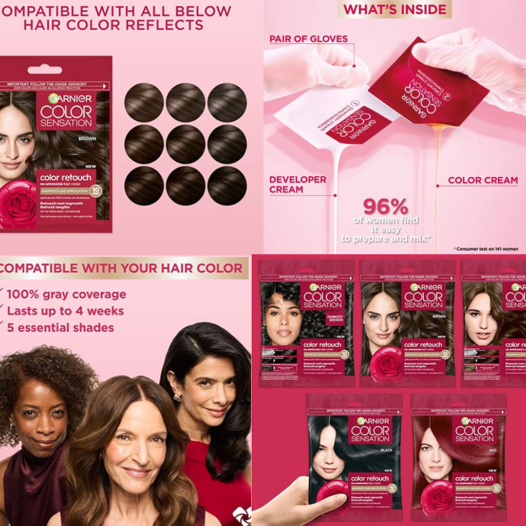 Garnier  Color Sensation Color Retouch Ammonia Free Hair Color