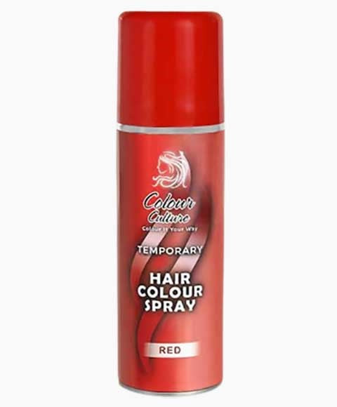 Colour Culture Temporary Hair Spray Red Colour 