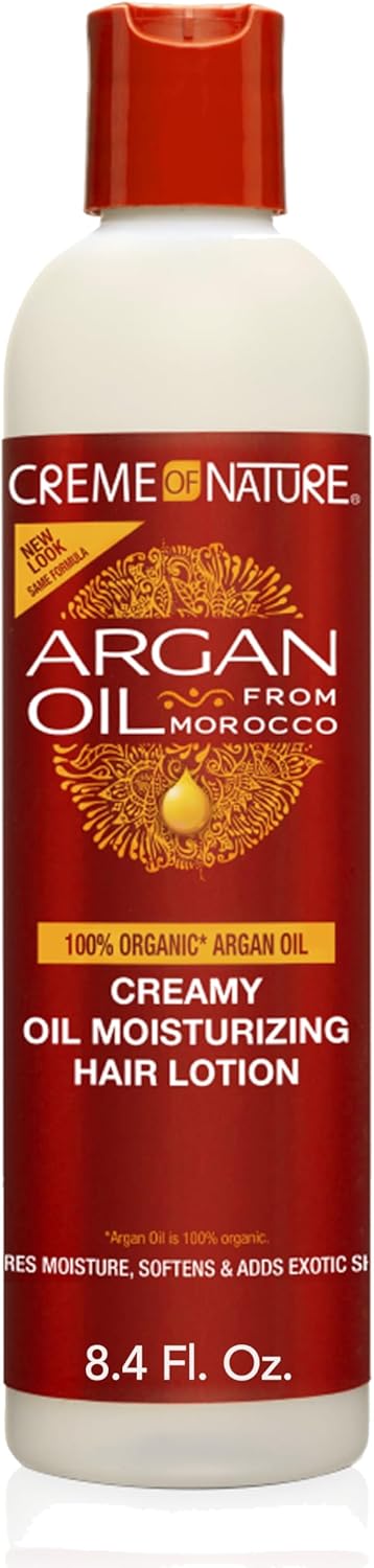 Creme Of Nature Argan Oil Creamy Oil Moisturizing Hair Lotion 250ml - Afro Hair Boutique