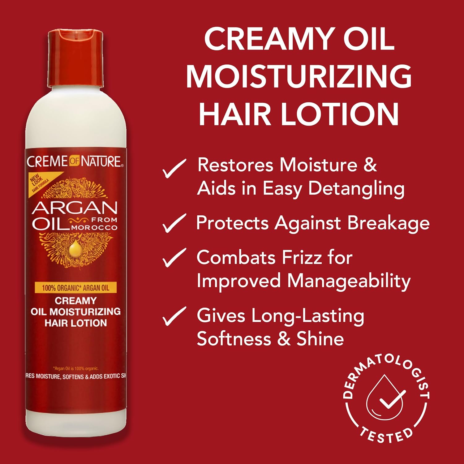 Creme Of Nature Argan Oil Creamy Oil Moisturizing Hair Lotion 250ml