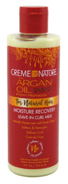 Creme Of Nature Argan Oil Moisture Recovery Leave In Curl Milk 236ml