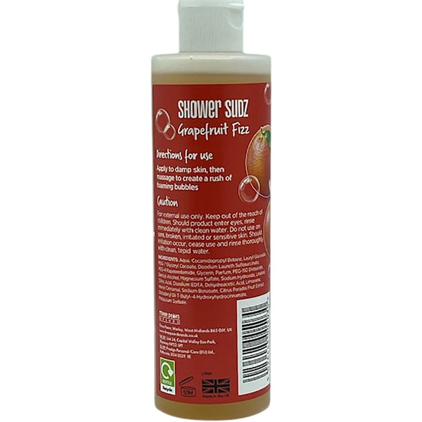 Three Pears Cyclax Grapefruit Fizz Shower Sudz Body Wash