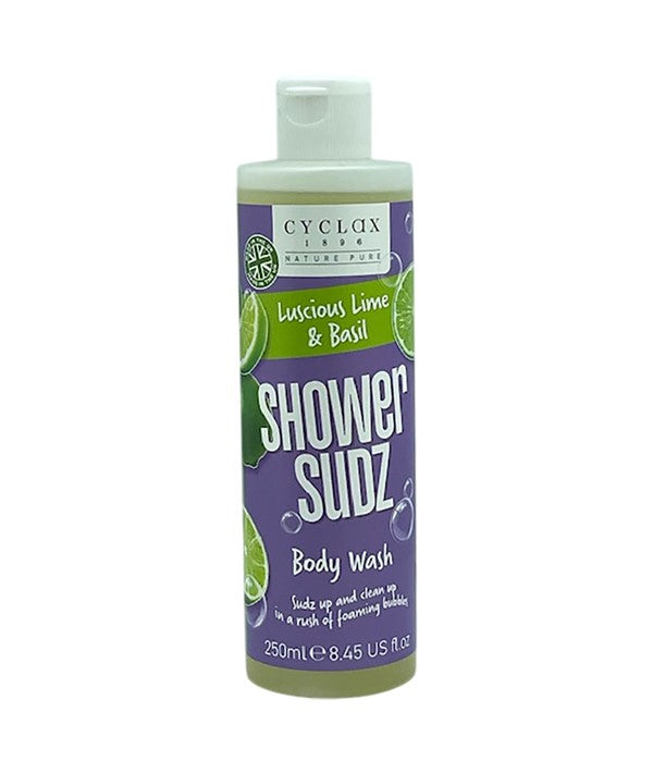 Three Pears Cyclax Luscious Lime And Basil Shower Sudz Body Wash