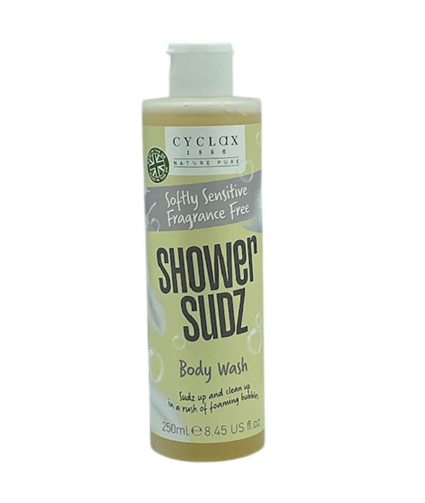 Three Pears Cyclax Softly Sensitive Fragrance Free Shower Sudz Body Wash