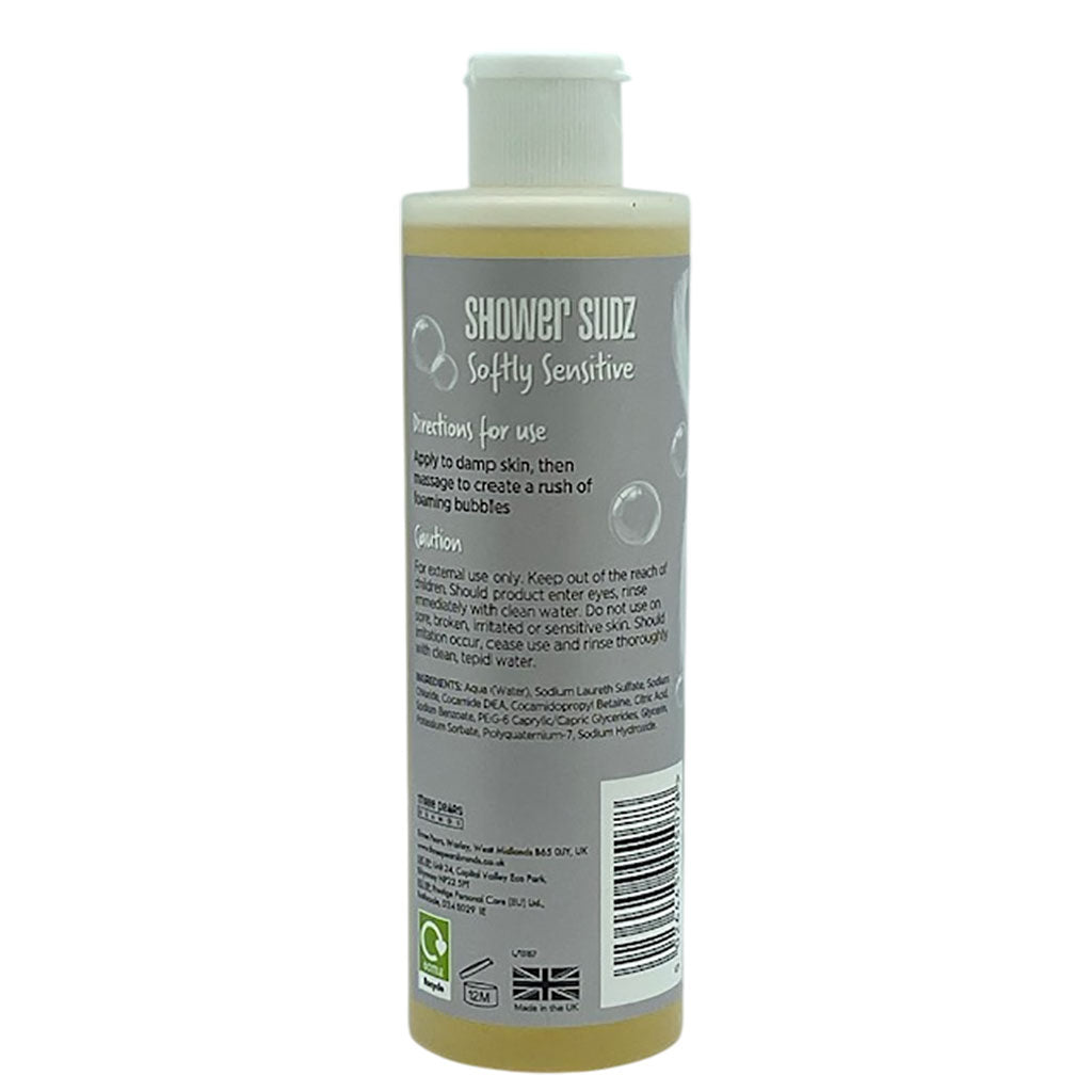 Three Pears Cyclax Softly Sensitive Fragrance Free Shower Sudz Body Wash