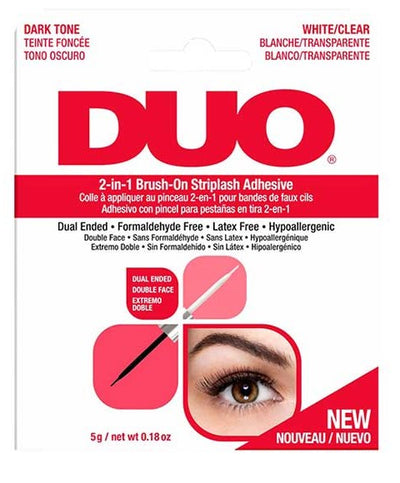 ARDELL DUO Brush On STRIPLASH ADHESIVE White DARK TONE 5g / 0.18oz