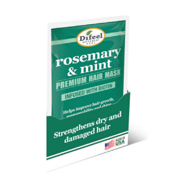 Difeel Rosemary And Mint Hair Mask Sachet 50g
