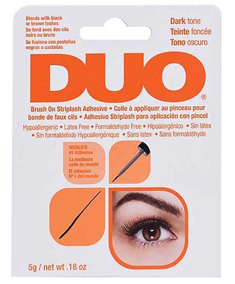 Ardell  Duo Brush On Striplash Adhesive Dark Tone