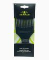 Denman  D17 Black Curl Tamer Detangling Comb