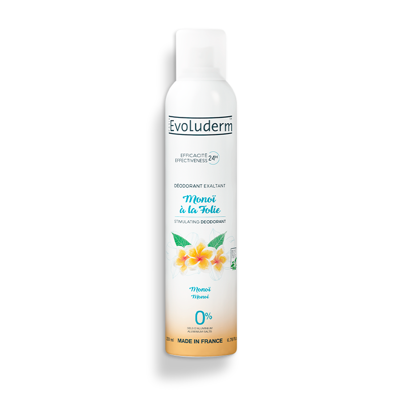 Evoluderm Monoi Stimulating Deodorant Spray 200ml