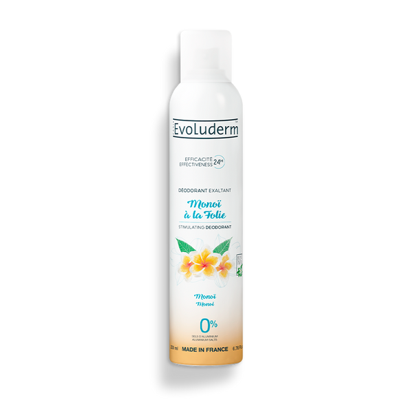 Evoluderm Monoi Stimulating Deodorant Spray 200ml