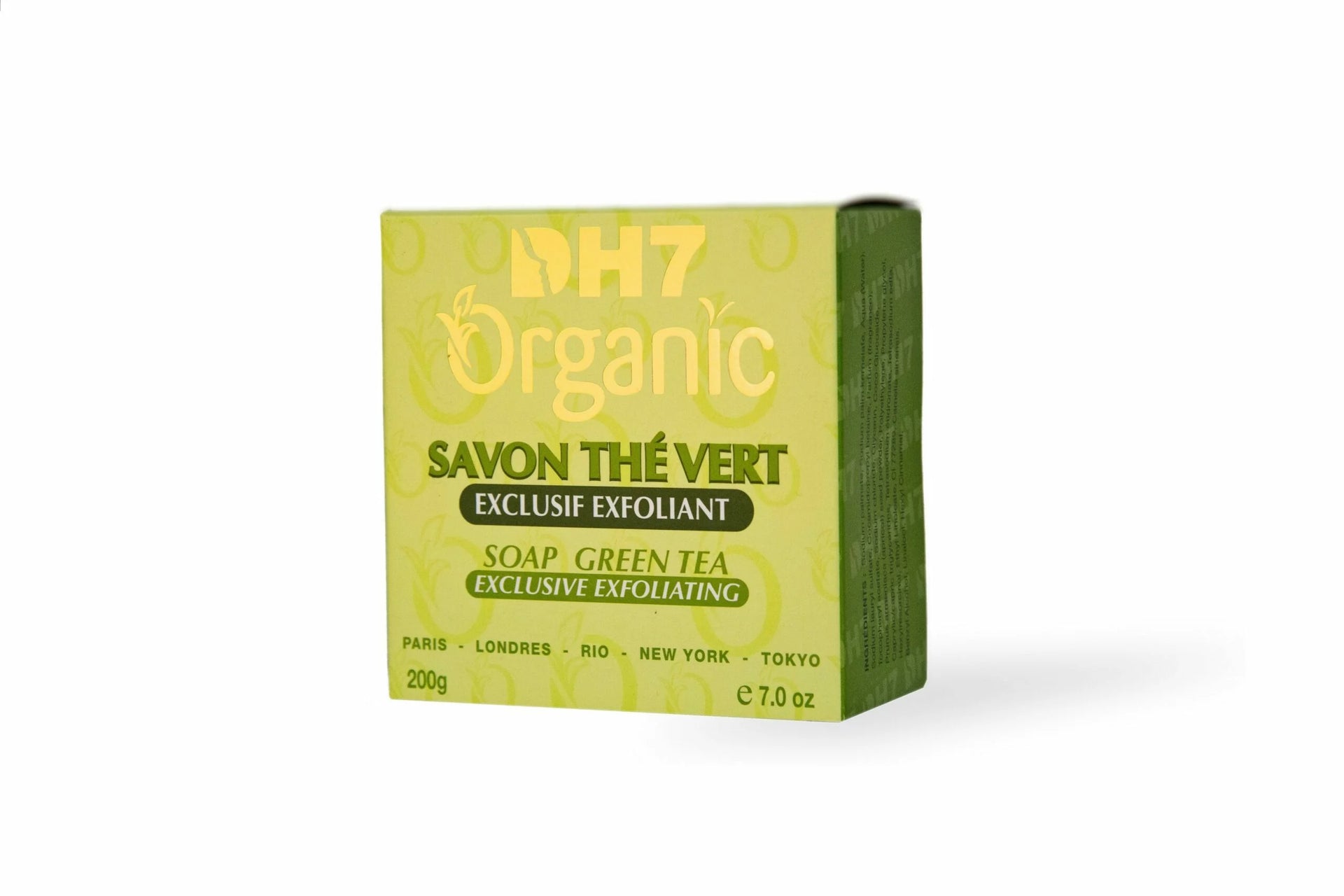 DH7 Organic Exclusive Exfoliant Soap With Green Tea - Afro Hair Boutique