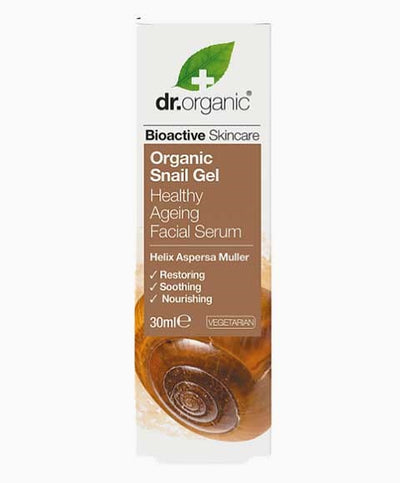 Dr Organic Bioactive Skincare Organic Snail Gel Healthy Ageing Facial Serum 30ml