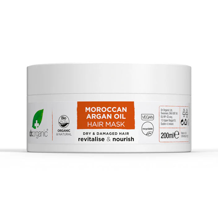 Dr Organic Bioactive Haircare Organic Moroccan Argan Oil Hair Mask