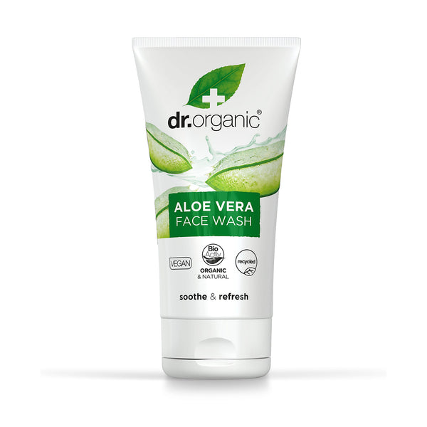 Dr Organic Organic Aloe Vera Face Wash 150ml - Afro Hair Boutique