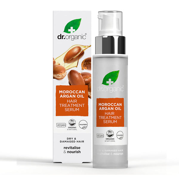 Dr Organic Bioactive Skincare Moroccan Argan Oil Hair Treatment Serum 100ml