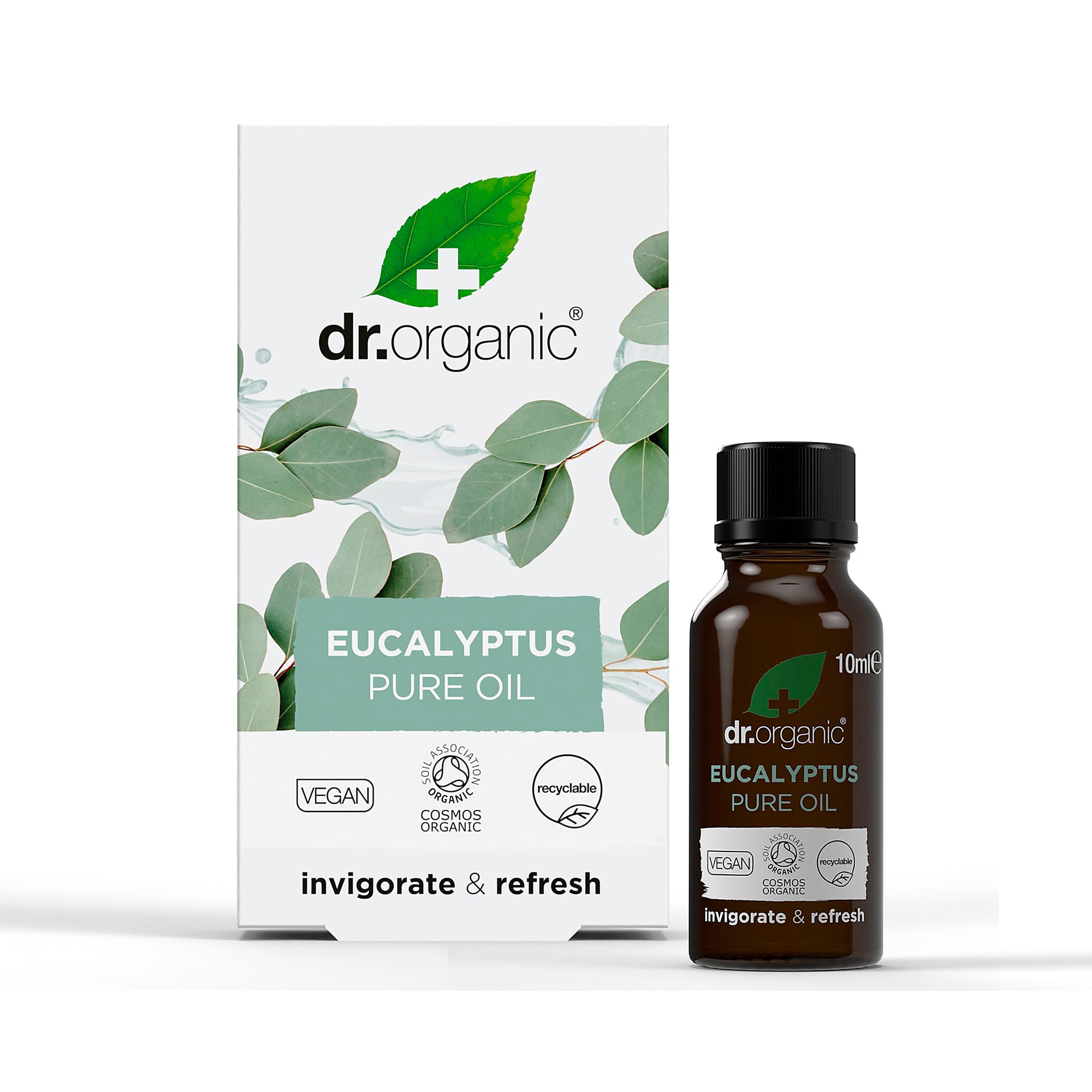 Dr Organic Invigorate And Refresh Eucalyptus Pure Oil 10ml - Afro Hair Boutique