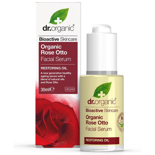 Dr Organic Bioactive Skincare Organic Rose Otto Facial Serum 30ml