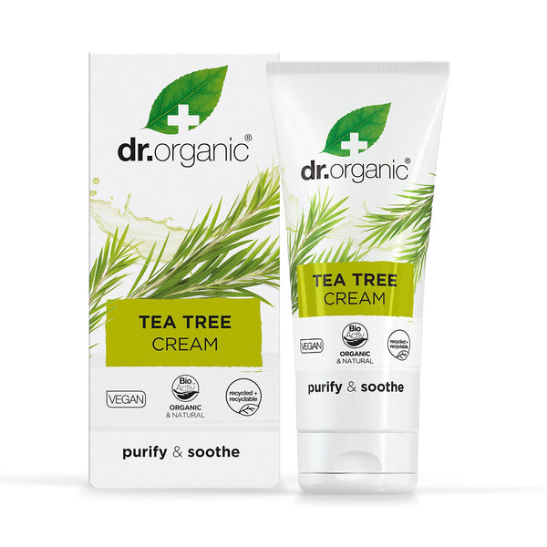 Dr Organic Bioactive Skincare Organic Tea Tree Cream 50ml - Afro Hair Boutique