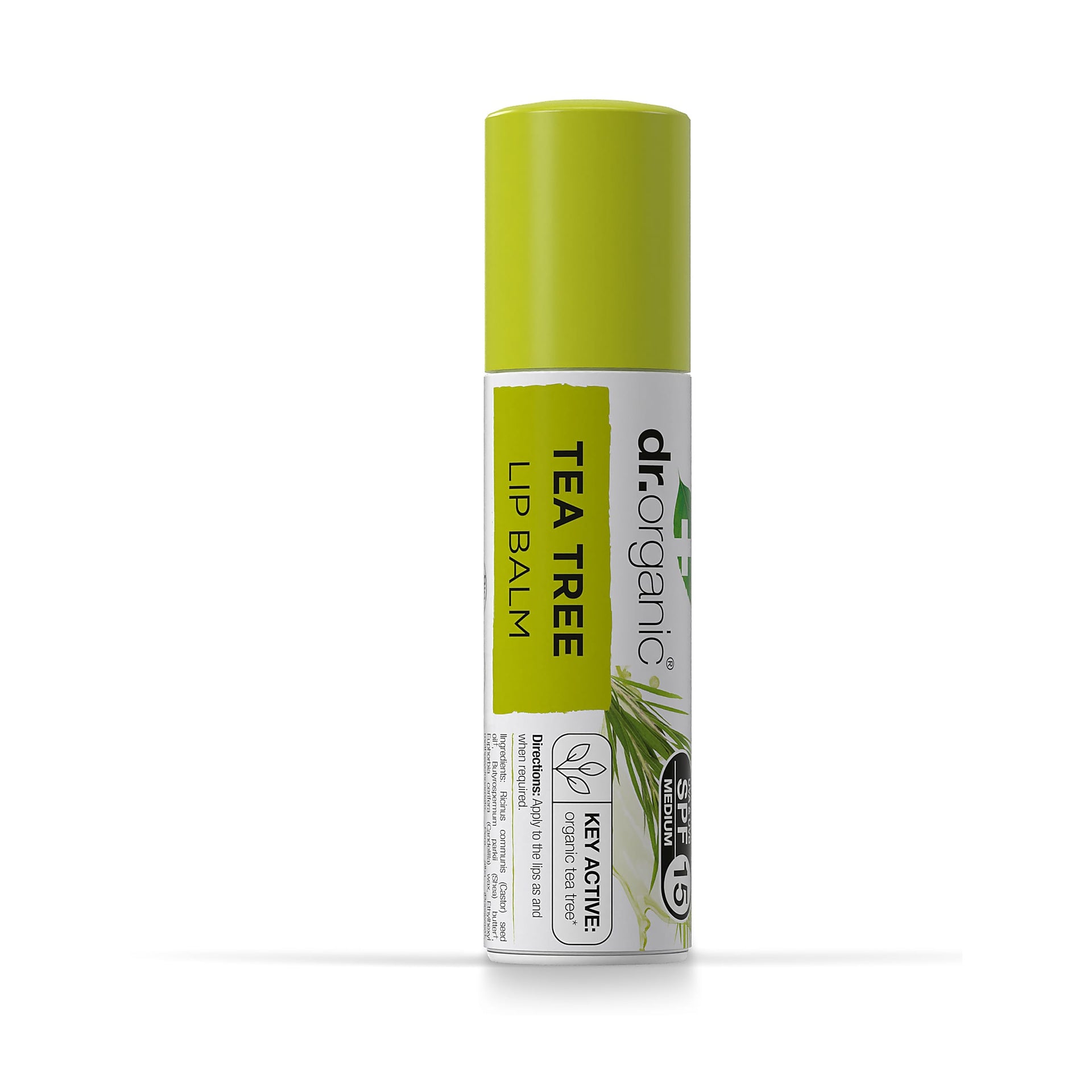 Dr Organic Bioactive Skincare Organic Tea Tree Lip Balm SPF15 5.7ml
