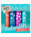 Dirty Works  Feed My Lips Lip Balm Set