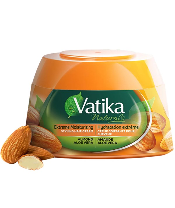 Dabur  Vatika Naturals Almond And Aloe Vera Styling Hair Cream