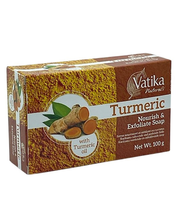 Dabur Vatika Naturals Nourish And Exfoliate Turmeric Soap