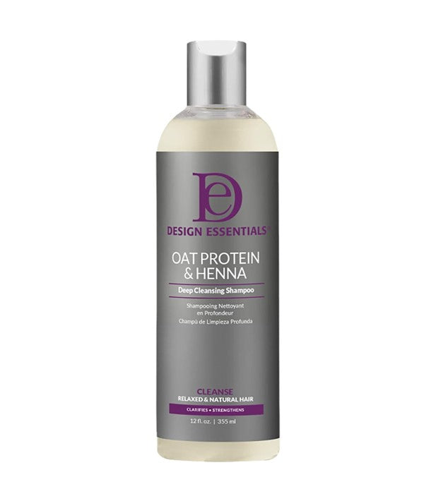 Design Essentials Oat Protein And Henna Deep Cleansing Shampoo