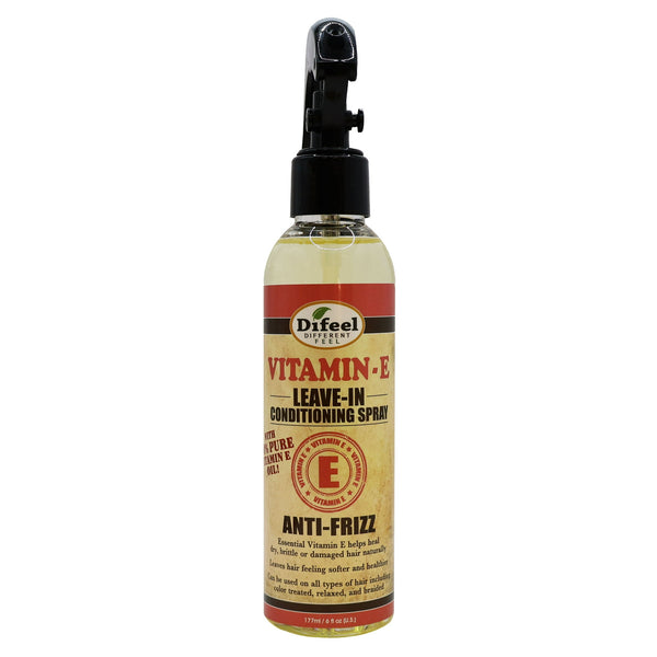 Difeel Vitamin E Anti Frizz Leave In Conditioning Spray 177ml - Afro Hair Boutique