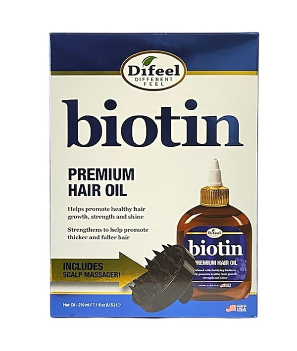 Difeel  Biotin Premium Hair Oil With Scalp Massager