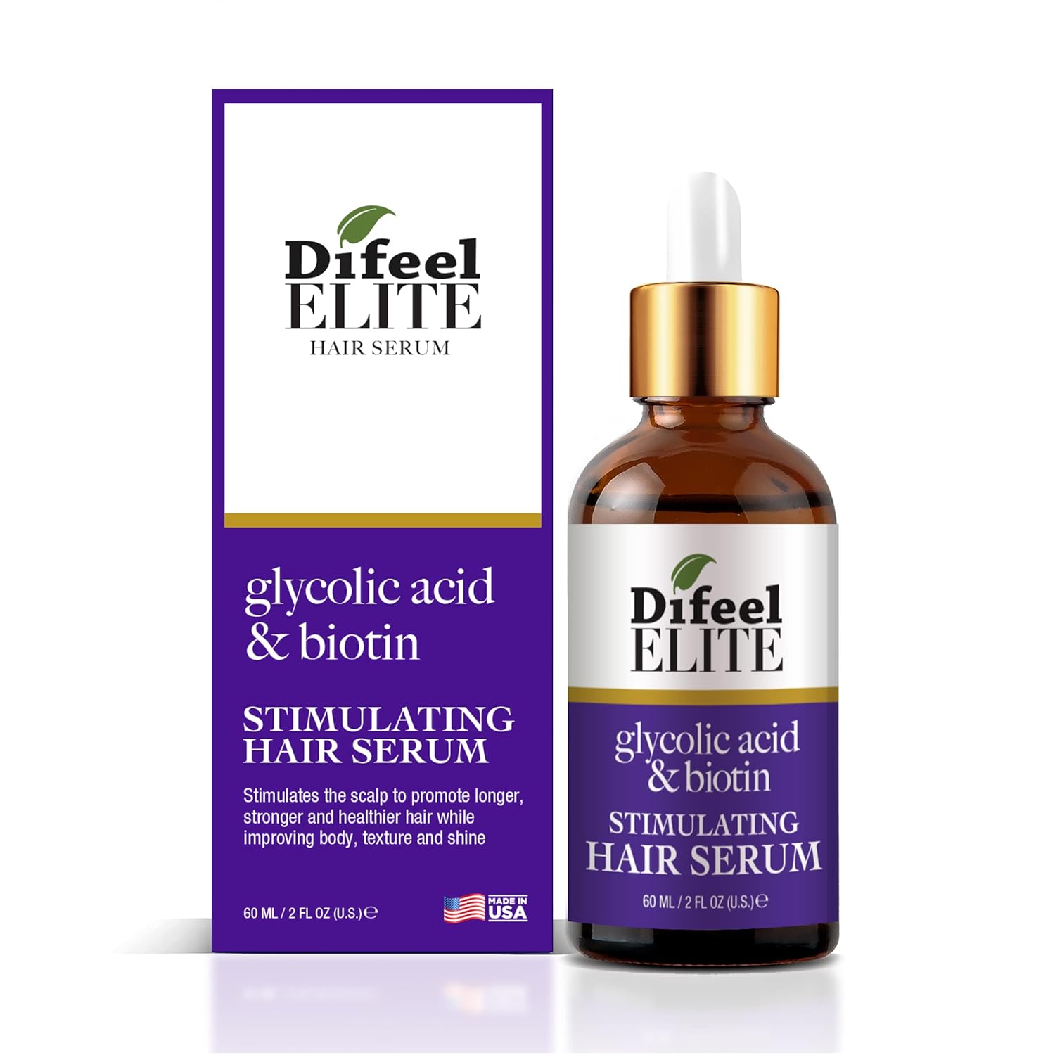 Difeel  Glycolic Acid And Biotin Stimulating Hair Serum