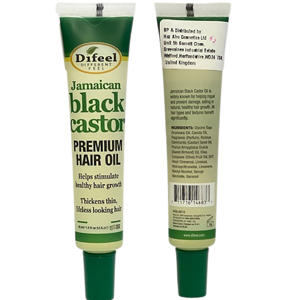 Difeel  Jamaican Black Castor Premium Hair Oil Tube