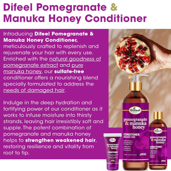 Difeel  Pomegranate And Manuka Honey Conditioner