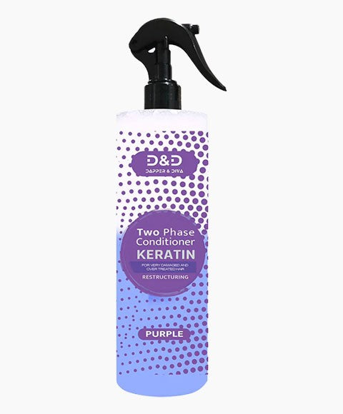 Dapper And Diva Two Phase Keratin Restructuring Conditioner Purple
