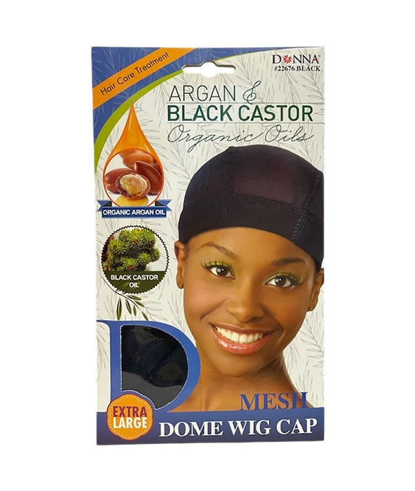 Titan Donna Donna Argan And Black Castor Mesh Dome Wig Cap