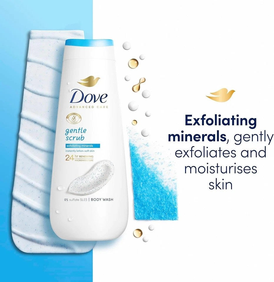 Dove  Advanced Care Gentle Scrub Body Wash