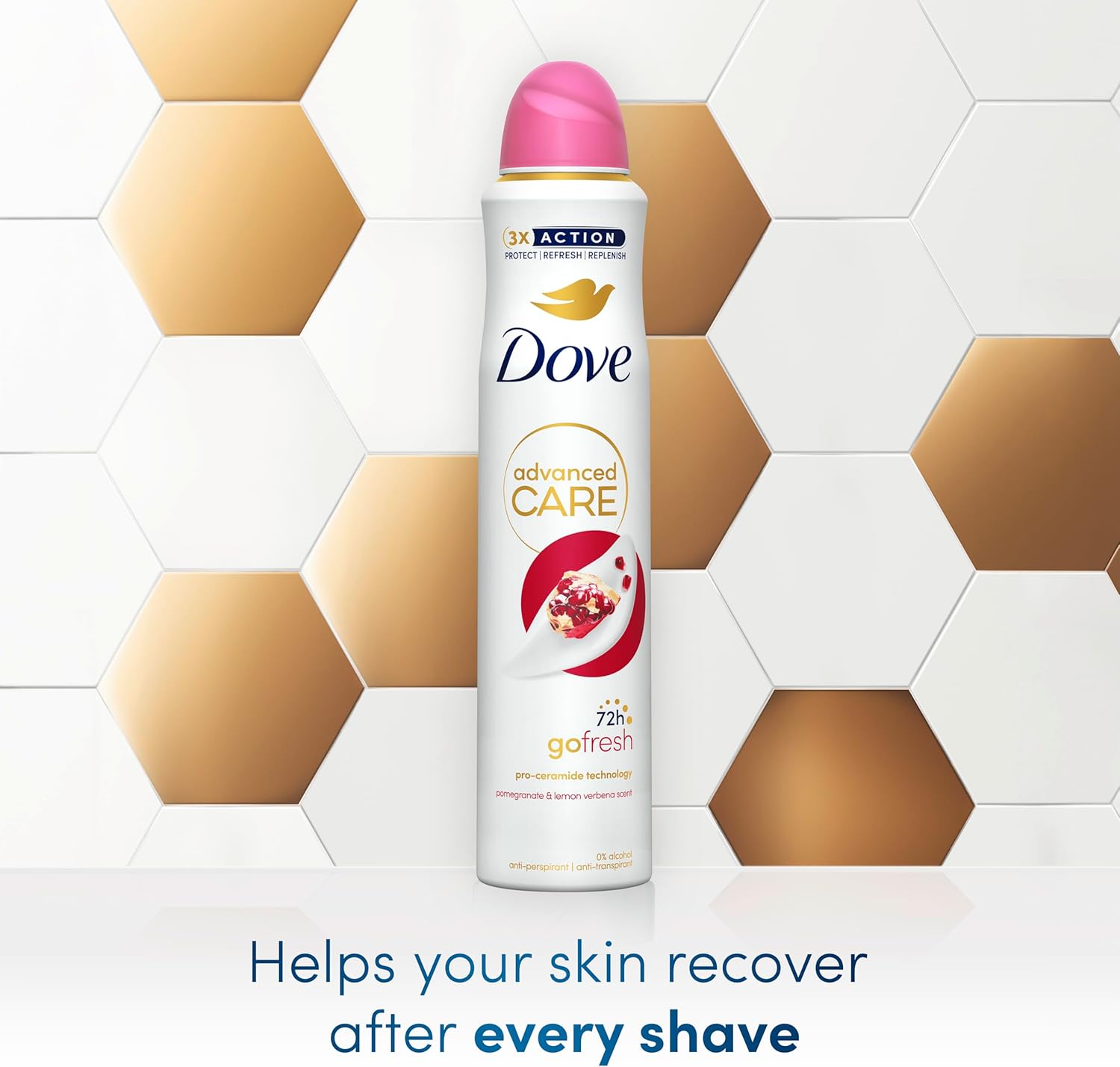 Dove  Advanced Care Pomegranated And Lemon Anit Perspirant Spray