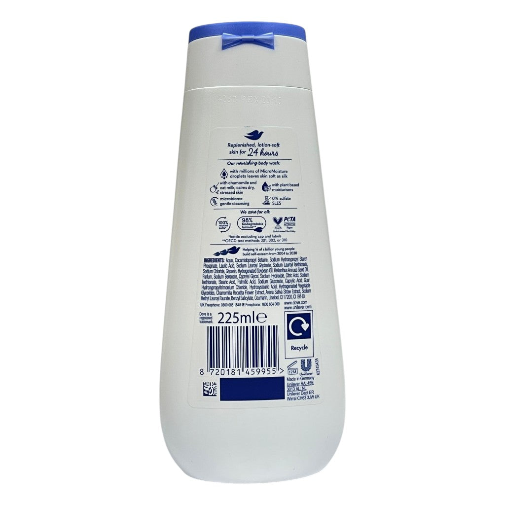 Dove  Anti Stress Blue Chamomile And Oat Milk Body Wash