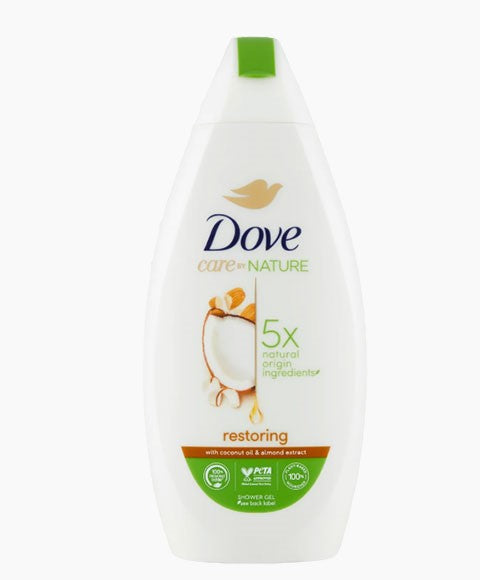 Dove Care By Nature Restoring Shower Gel With Coconut Oil And Almond Extract