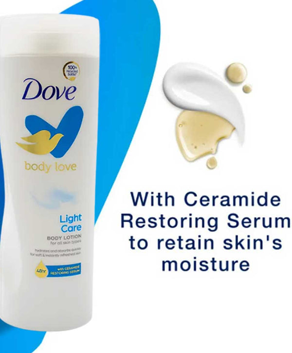 Dove  Light Care Body Lotion With Ceramide Restoring Serum