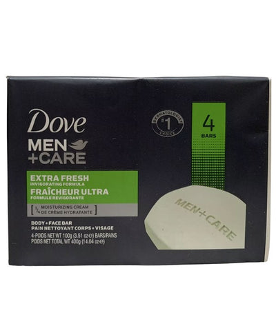 Dove Men Care Extra Fresh Soap Bar Invigorating Clean 100g