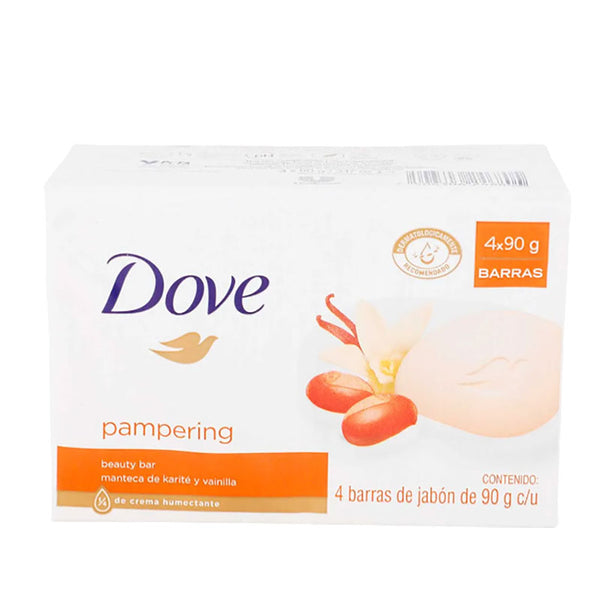 Dove Purely Pampering Shea Butter Beauty Cream Bar 4x 90g - Afro Hair Boutique