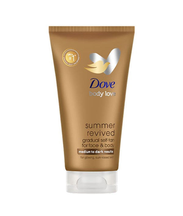 Dove  - Summer Revived Gradual Self Tan Face Cream For Medium To Dark