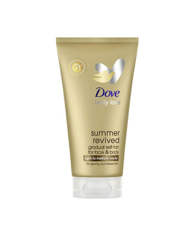 Dove Summer Revived Gradual Self Tan Face Cream For Light To Medium 75ml